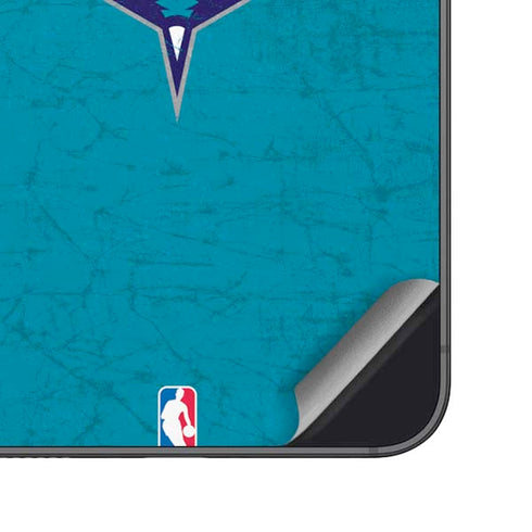 NBA Charlotte Hornets Distressed Galaxy S25 Skin